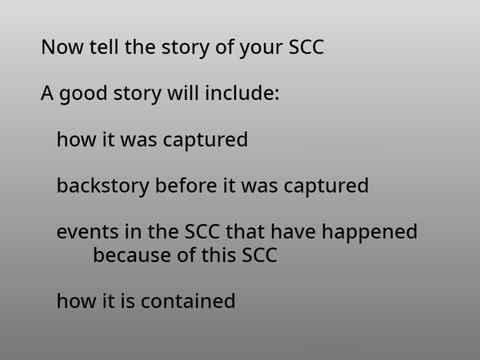 SCC - Make an SCC 