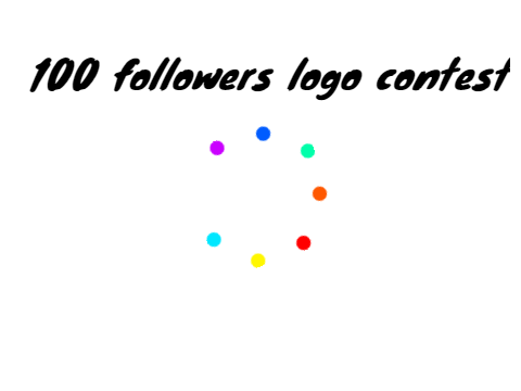 100 followers logo contest 