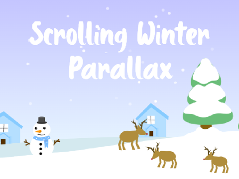 |Scrolling Winter Parallax|