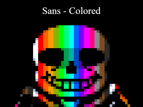 Sans - Coloured ( Added more AUs )
