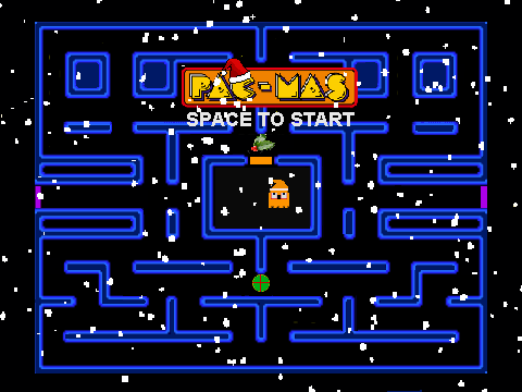 Pac-Mas - a christmas Pac-Man game