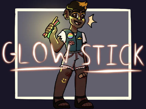 Secret Santa gift: glow stick