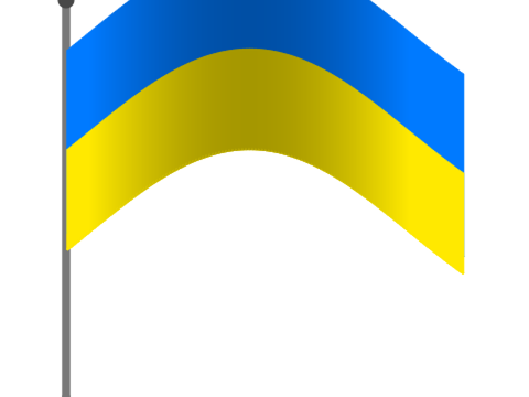 Animated Ukrainian Flag remix