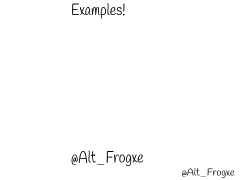 Examples!