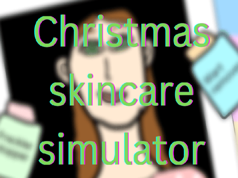 Christmas skincare simulator #all