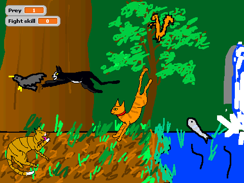The warrior cats game! (finished)