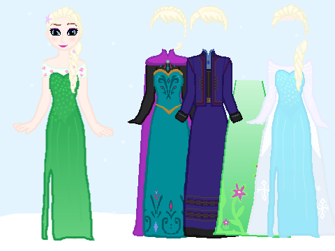 Frozen's Elsa Dress Up remix