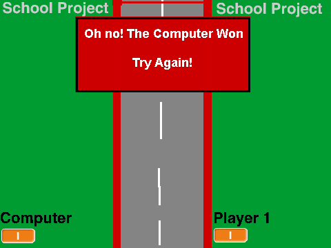 Racing Car Game (School Project)