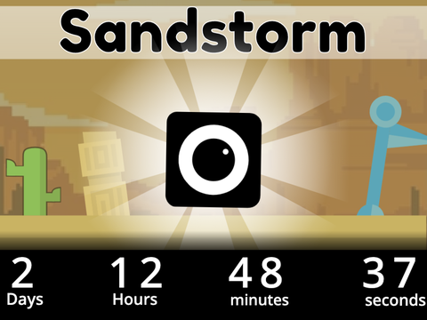Sandstorm | scrolling platformer [countdown]
