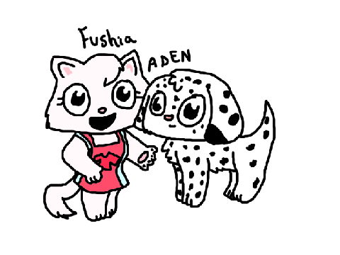 Fushia and Aden are Back from Vacation.