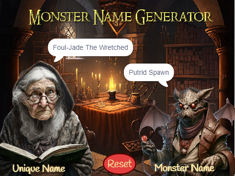 Monster Name Generator
