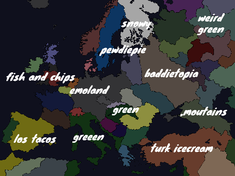 my very detailed map