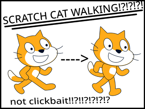 i am addicted to walk cycles - scratch cat