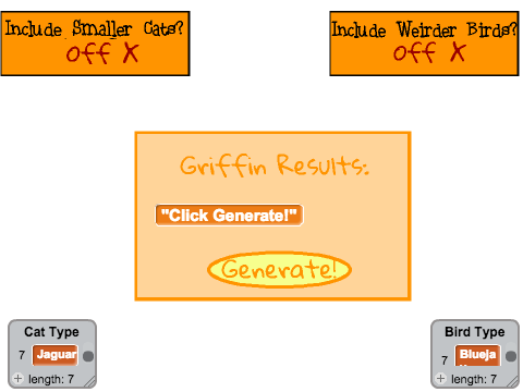 Griffin Idea Generator