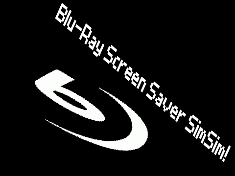 blu-ray screen saver sim 