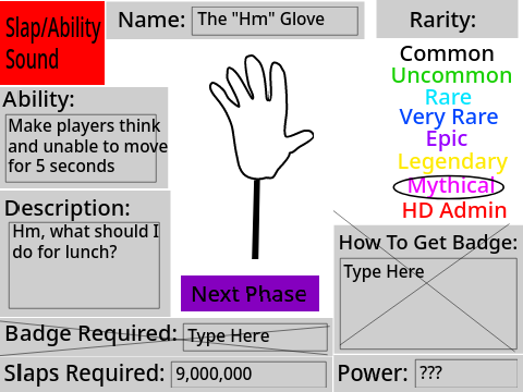 Make Your Own Glove In Slap Battles remix