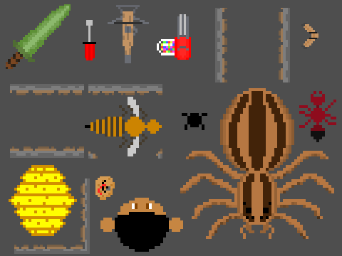 dungeon game sprites