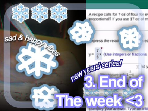 3. end of week! ❇ robotics, math test, volleyball finals journling