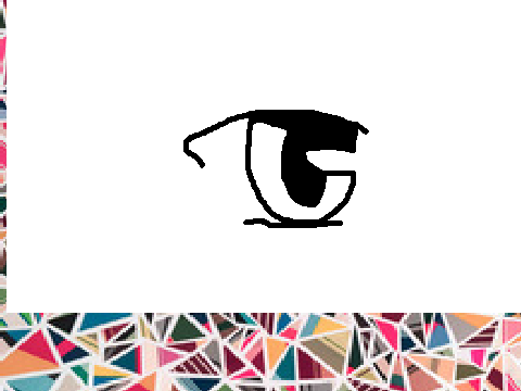 i did an eye.