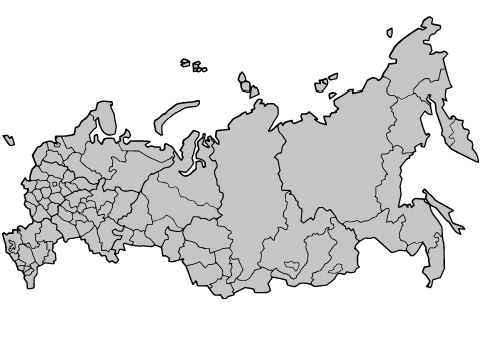 Russia Vector Map