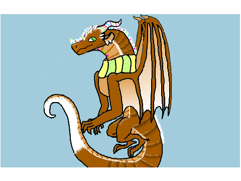 Stella the Gingerbread dragon!