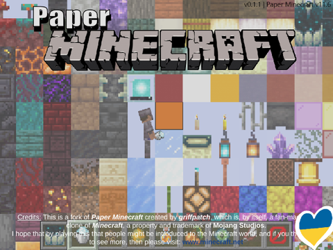 Paper Minecraft 2.0 remix
