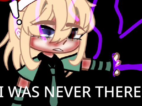 [. I was Never There meme .]