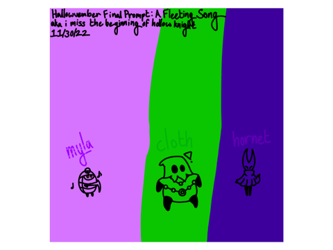 hallowvember day thirty - a fleeting song