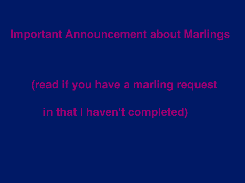 Marlings Announcement Thing