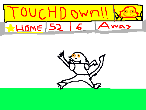 Mascot Touchdown Dance