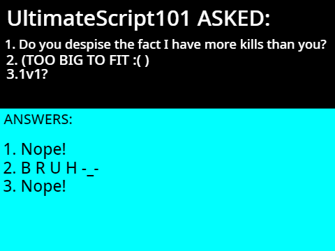 80 (or something) followers QNA answers!