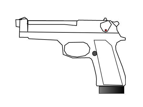 Vector Trace Berreta-M9