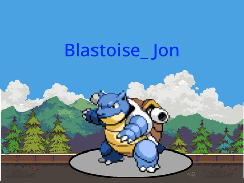 Blastoise animation (two)