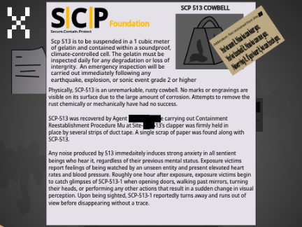 Scp-513 demonstration