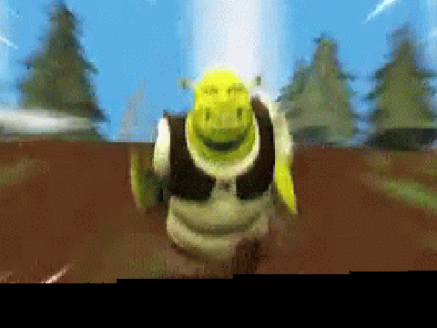 SHREK GOING GOD MODE!!!