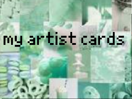 ~My Artist Cards~
