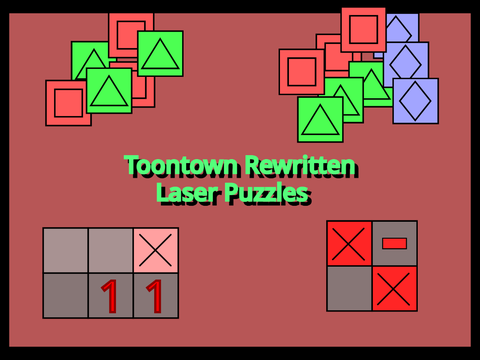 TTR Laser Puzzles