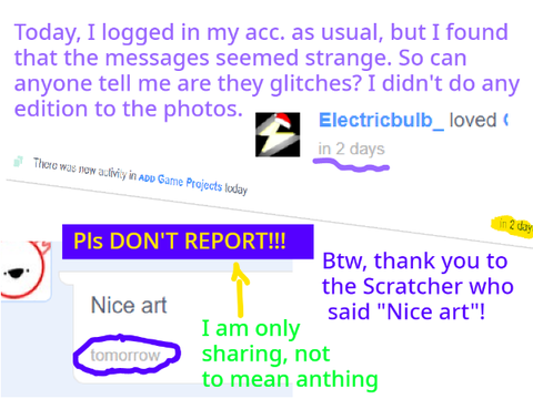 Is these glitches???
