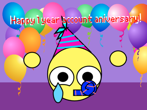 Happy 1 year account anniversary!