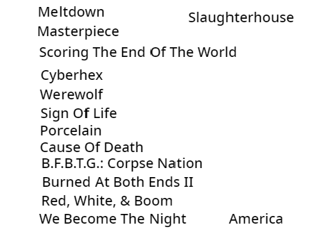 Scoring The End Of The World + America // Motionless In White