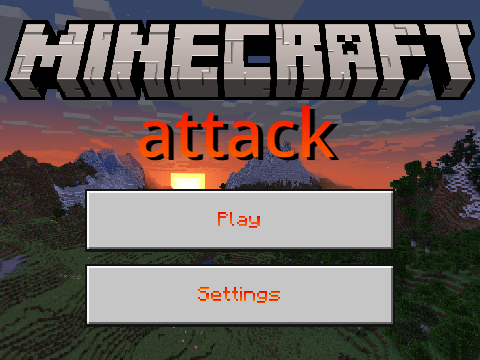 Minecraft Fire Attack