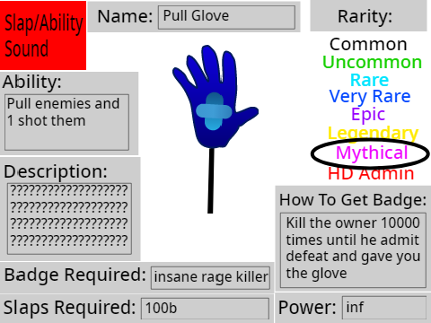 Make Your Own Glove In Slap Battles remix