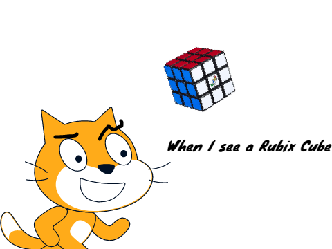 When I See A Rubix Cube|| #Rubix Cube