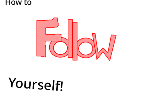 Crazy glitch on how to follow yourself
