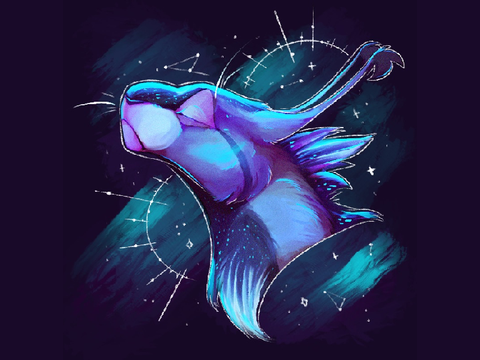 ascending to starclan | warriors fan art
