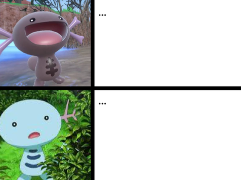 Wooper meme template
