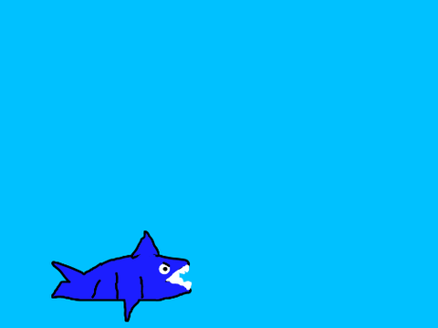 Shark gets Pizza Animation
