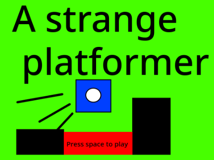 A strange platformer