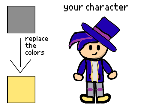 d-side color coordinator w/ my character