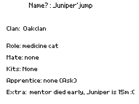 Juniper'jump bio